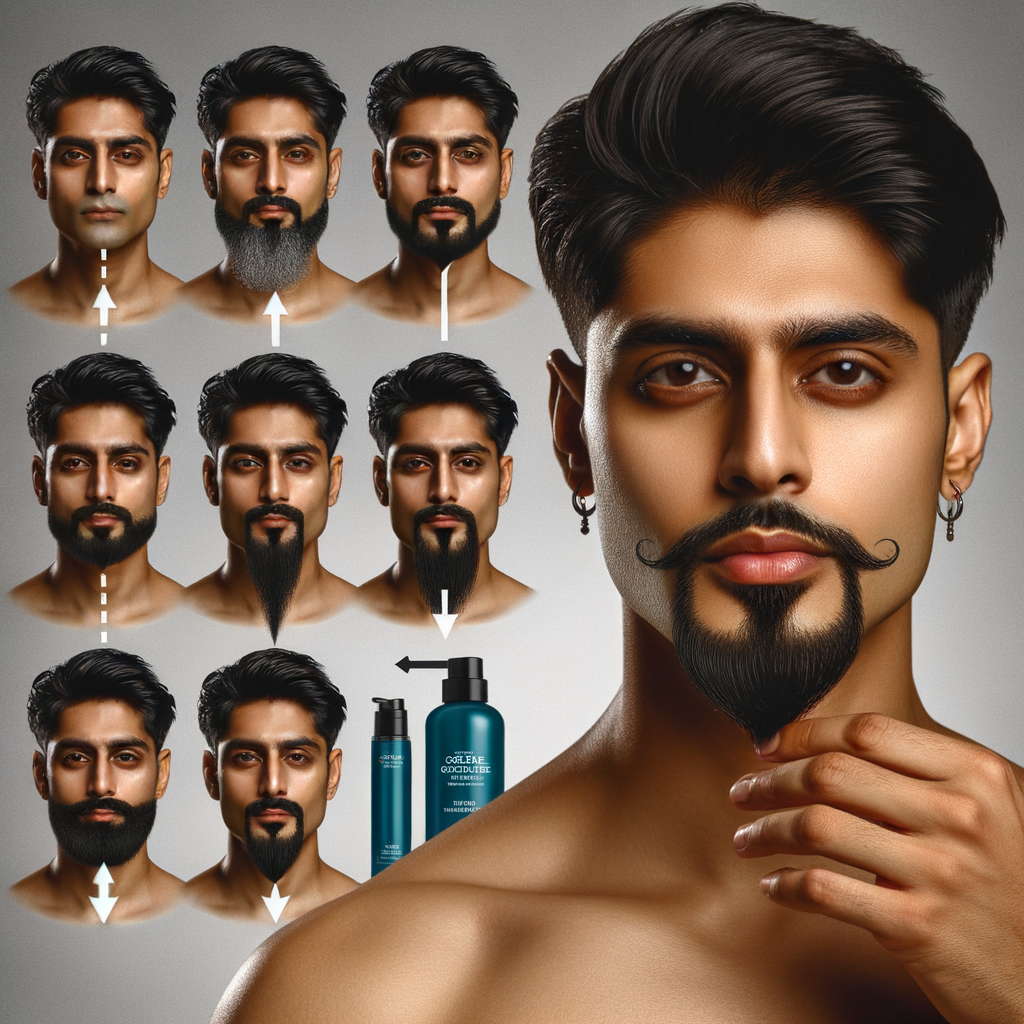 Professional demonstrating goatee grooming tips and beard growth techniques for maintaining a fuller goatee, showcasing various goatee styles and essential facial hair growth care tips.